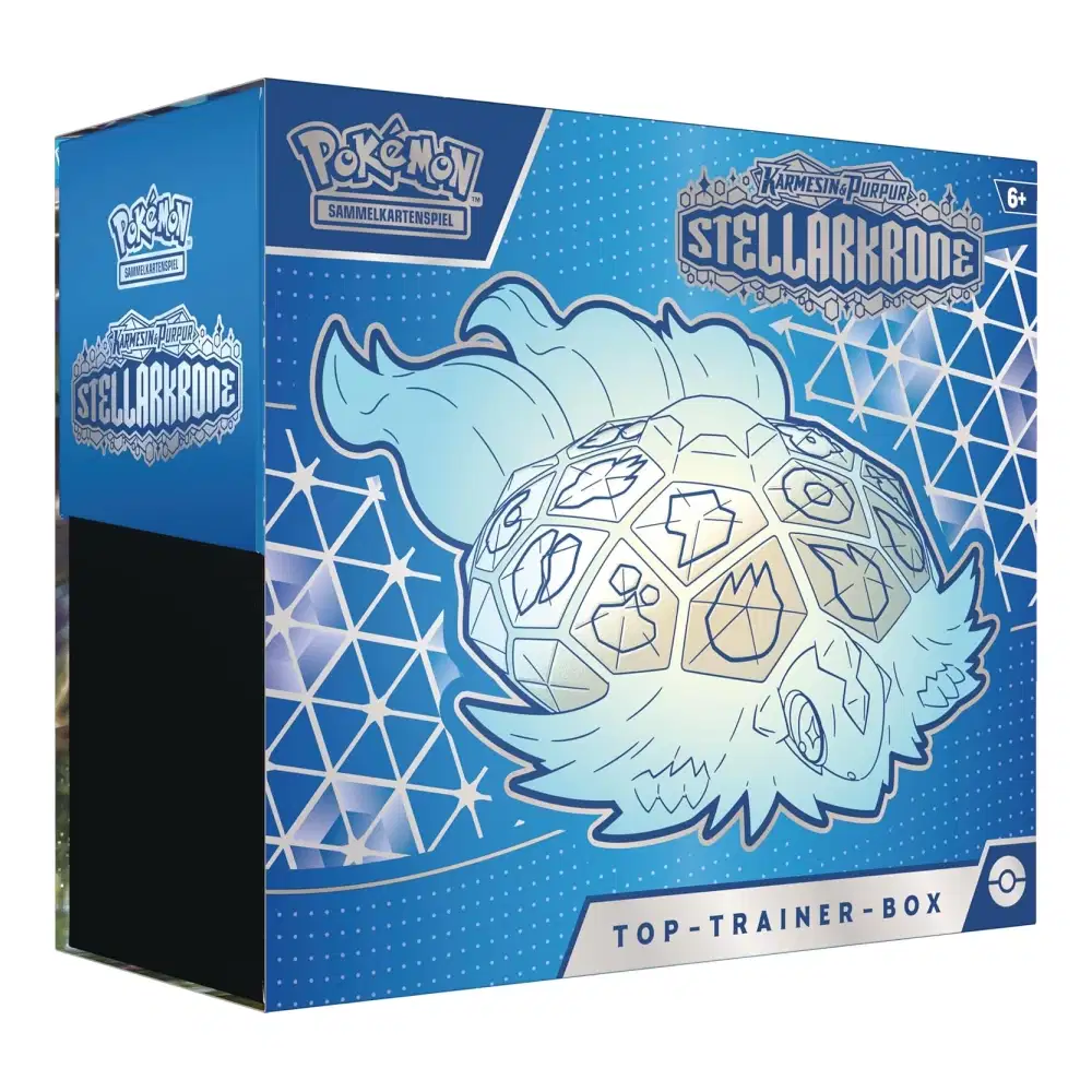 Karmesin & Purpur: "Stellarkrone" Top Trainer Box / TTB (9 Booster) kaufen