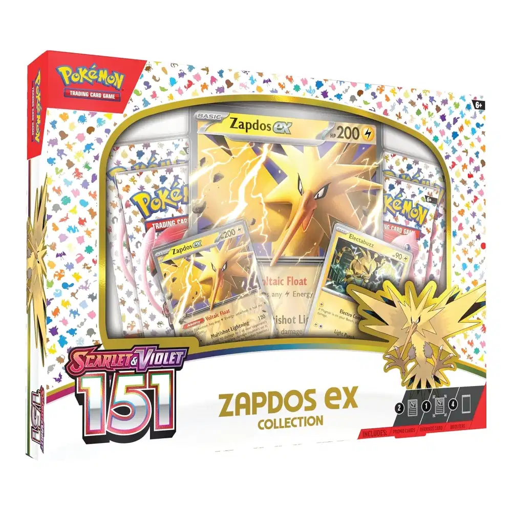 Scarlet & Violet: "151" - Zapdos ex Collection (4 Booster) kaufen