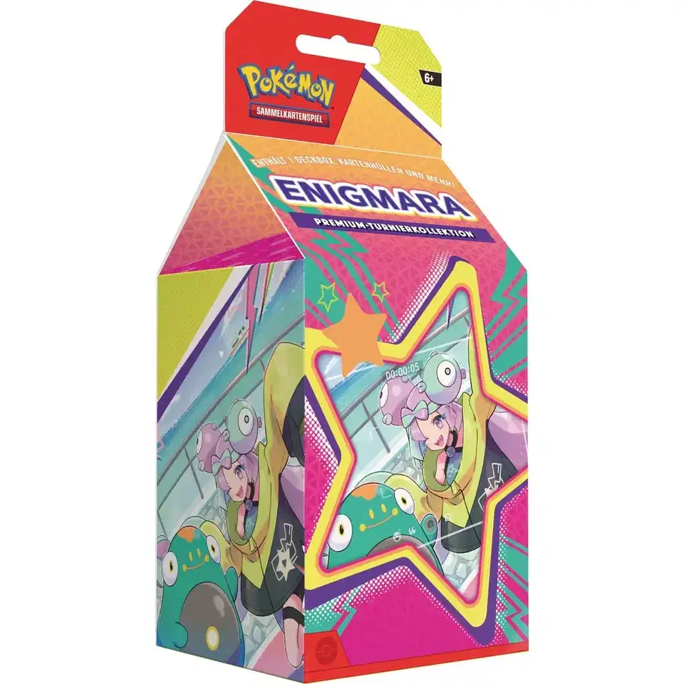 Karmesin & Purpur Produkte: Enigmara Premium Turnierkollektion (6 Booster) kaufen