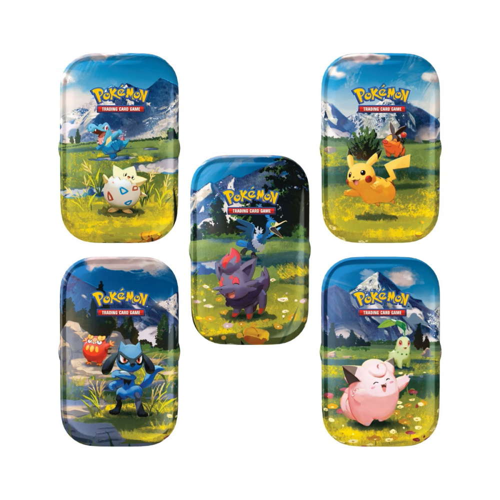 Mega-Entwicklung: "Erhabene Helden" - Pikachu / Riolu / Togepi / Piepi / Zorua Mini Tin (2 Booster)