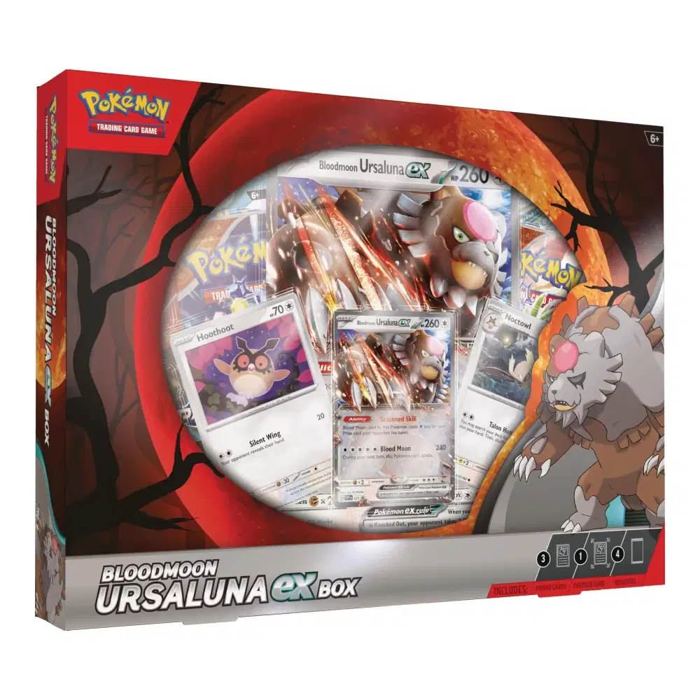 Scarlet & Violet Products: Bloodmoon Ursaluna ex Box (4 Booster) kaufen