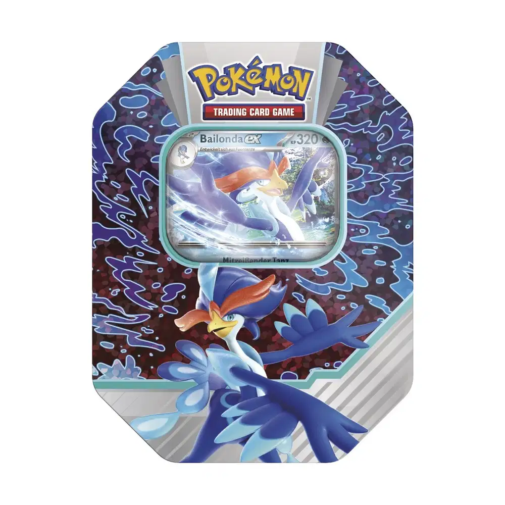 Karmesin & Purpur Produkte: "Paldea Partner Tins" - Bailonda ex Tin-Box (4 Booster) kaufen
