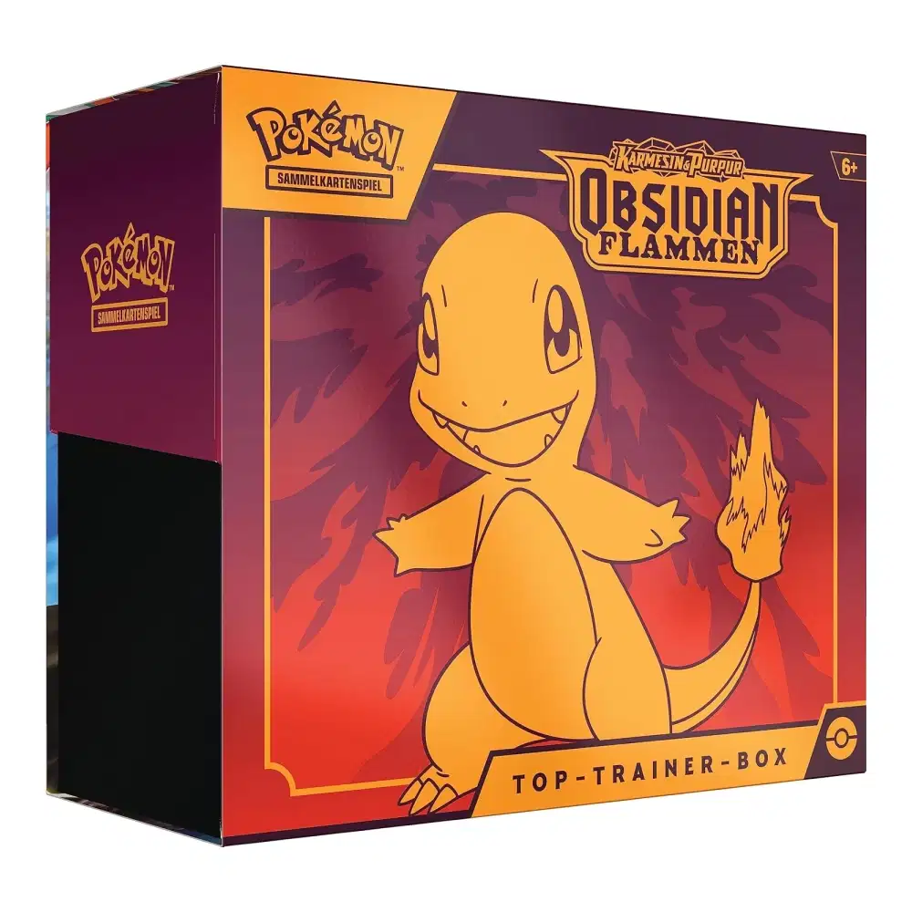Karmesin & Purpur: "Obsidianflammen" - Top Trainer Box / TTB (9 Booster) kaufen