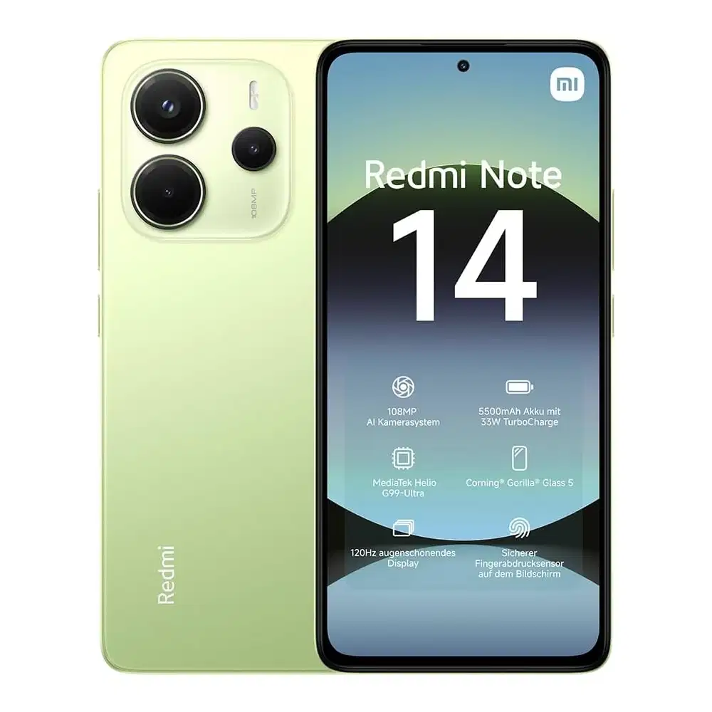 XIAOMI Redmi Note 14 8+256 GB Lime Green kaufen