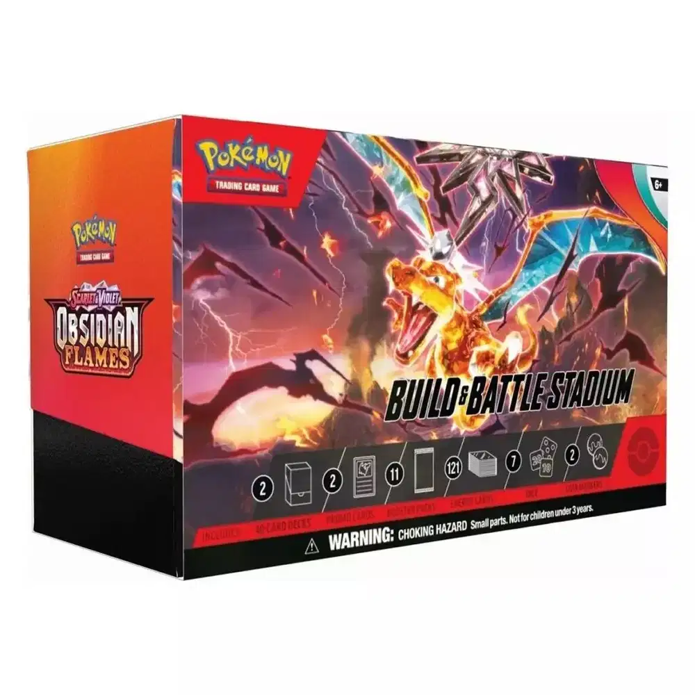 Scarlet & Violet: "Obsidian Flames" - Build & Battle Stadium Box (11 Booster) kaufen