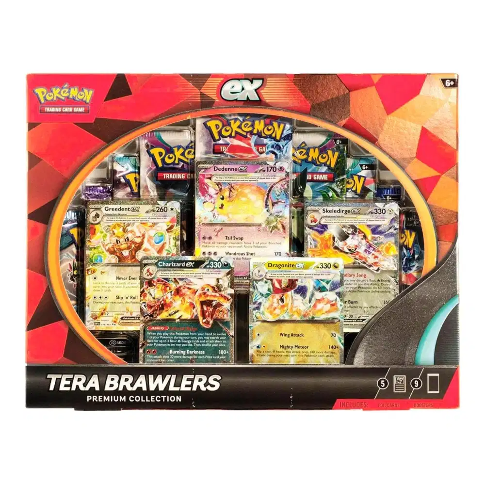 Scarlet & Violet Products: Tera Brawlers Premium Collection (9 Booster) kaufen