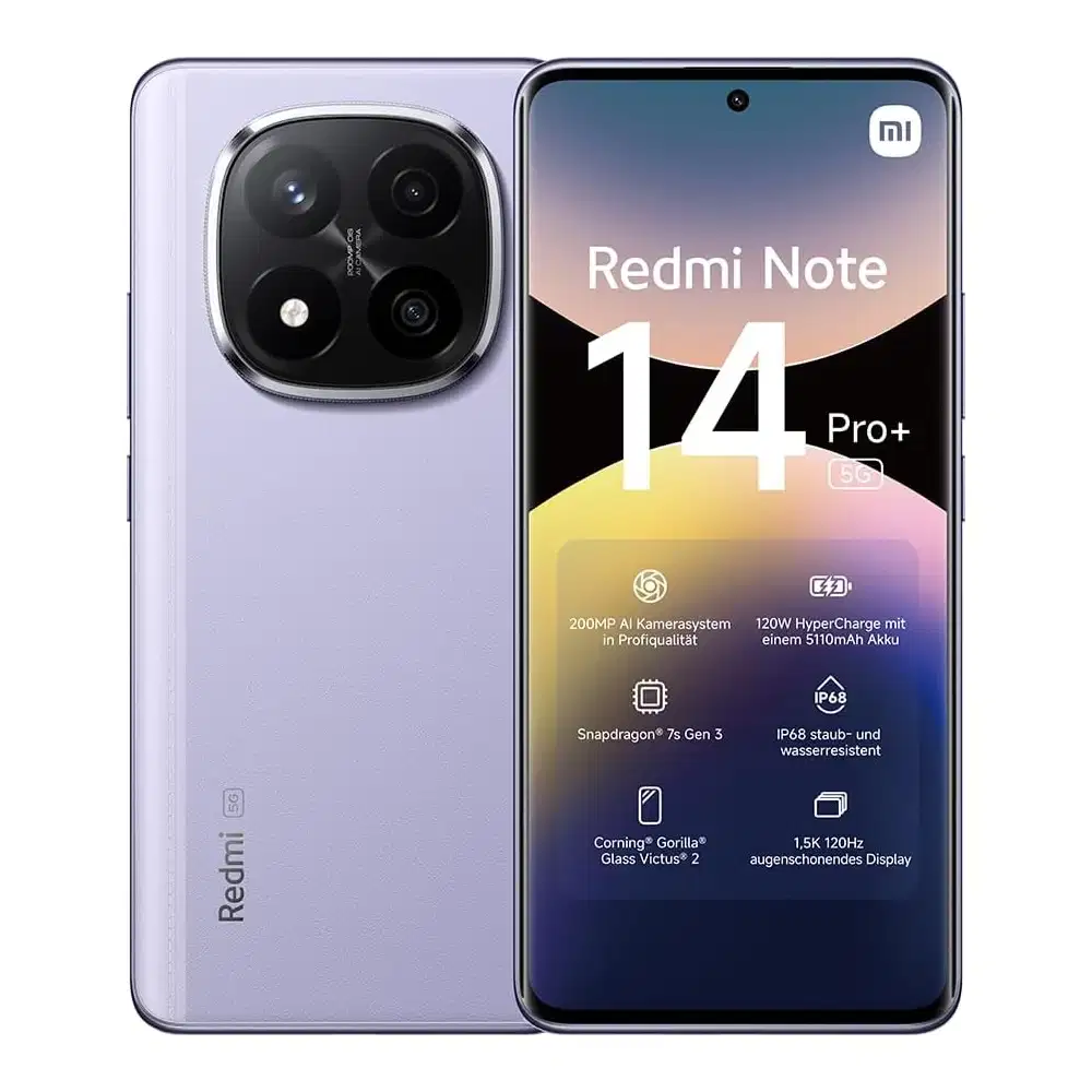 XIAOMI Redmi Note 14 Pro+ 5G 12+512 GB Lavender Purple kaufen