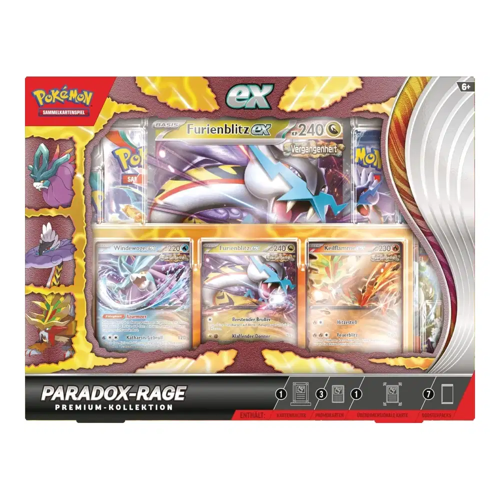 Karmesin & Purpur Produkte: Paradox Rage Premium Kollektion (7 Booster) kaufen