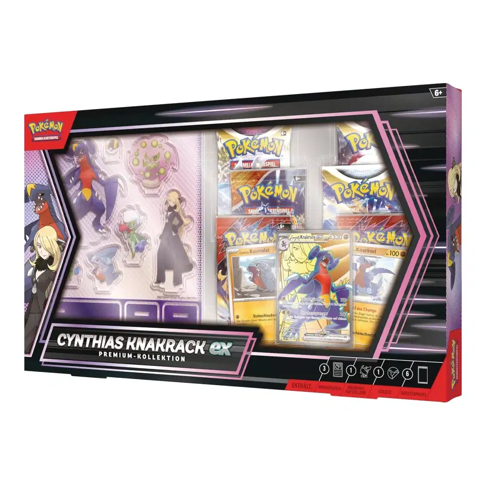 Karmesin & Purpur Produkte: Cynthias Knakrack ex Premium Kollektion (6 Booster) kaufen