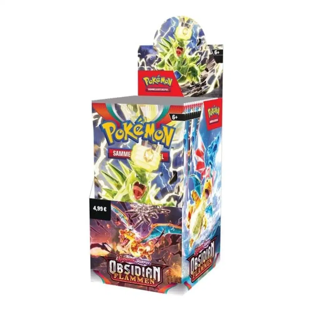Karmesin & Purpur: "Obsidianflammen" - Booster Display (18 Booster) kaufen