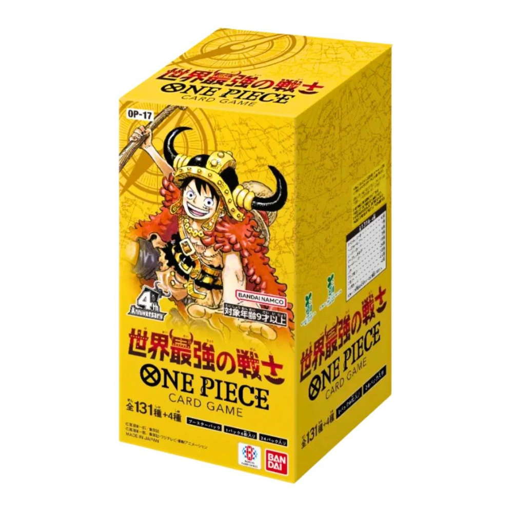 OP17 - The World's Strongest Warriors Booster Box (Japanisch, 24 Booster) kaufen