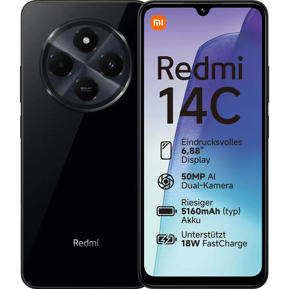 XIAOMI Redmi A14C 8+256 GB Midnight Black kaufen