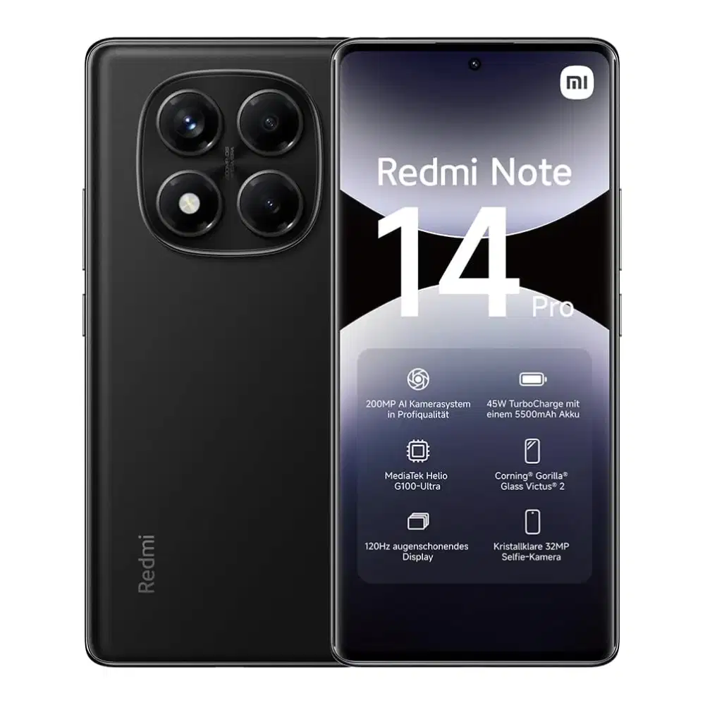 XIAOMI Redmi Note 14 Pro 12+512 GB Midnight Black kaufen
