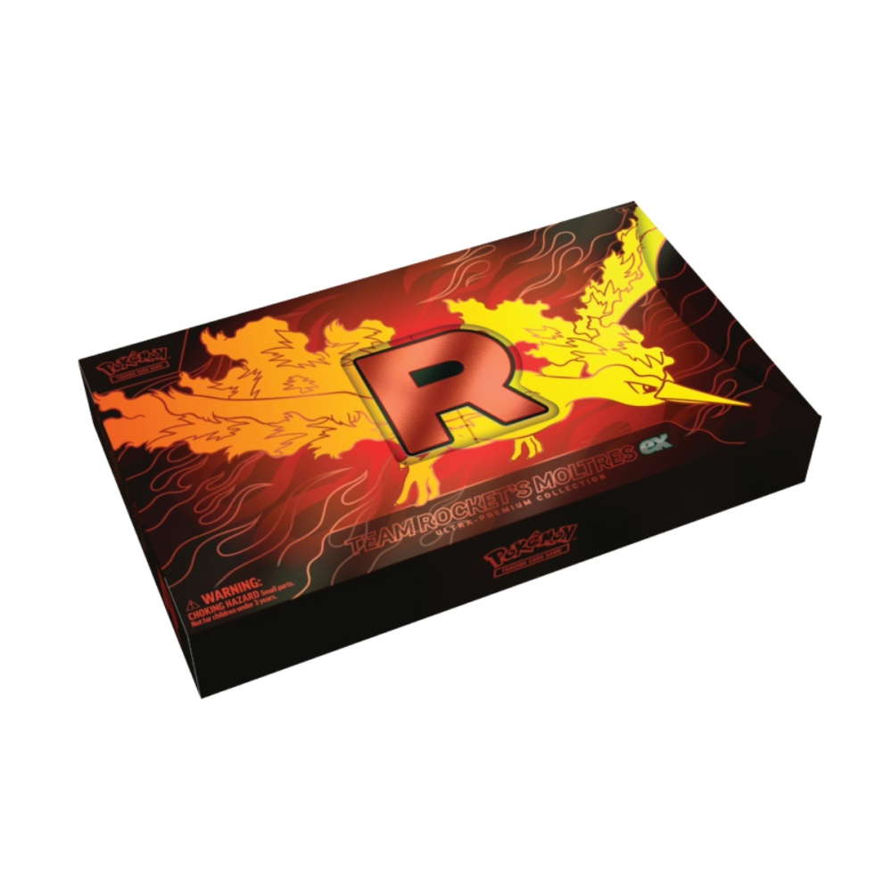 Scarlet & Violet Products: Team Rocket's Moltres ex Ultra-Premium Collection (18 Booster)