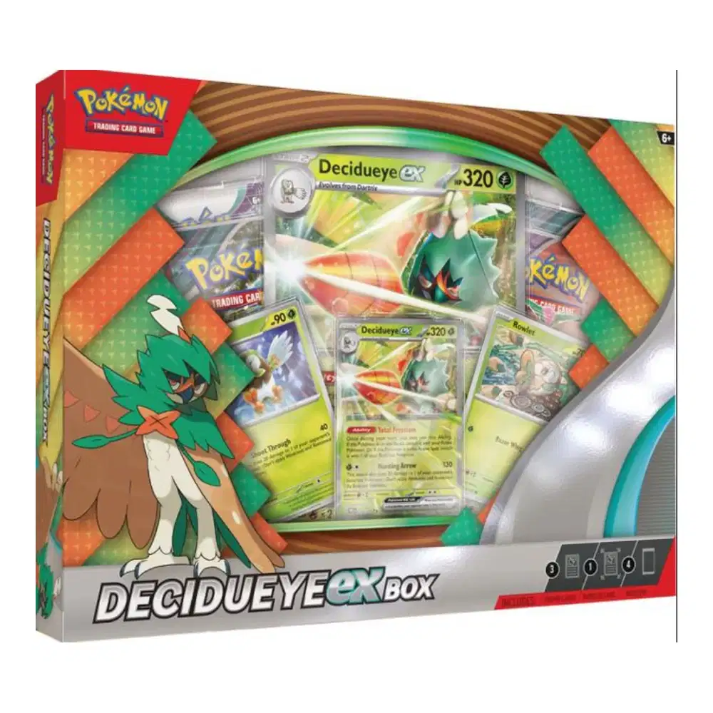 Scarlet & Violet Products: Decidueye ex Box (4 Booster) kaufen