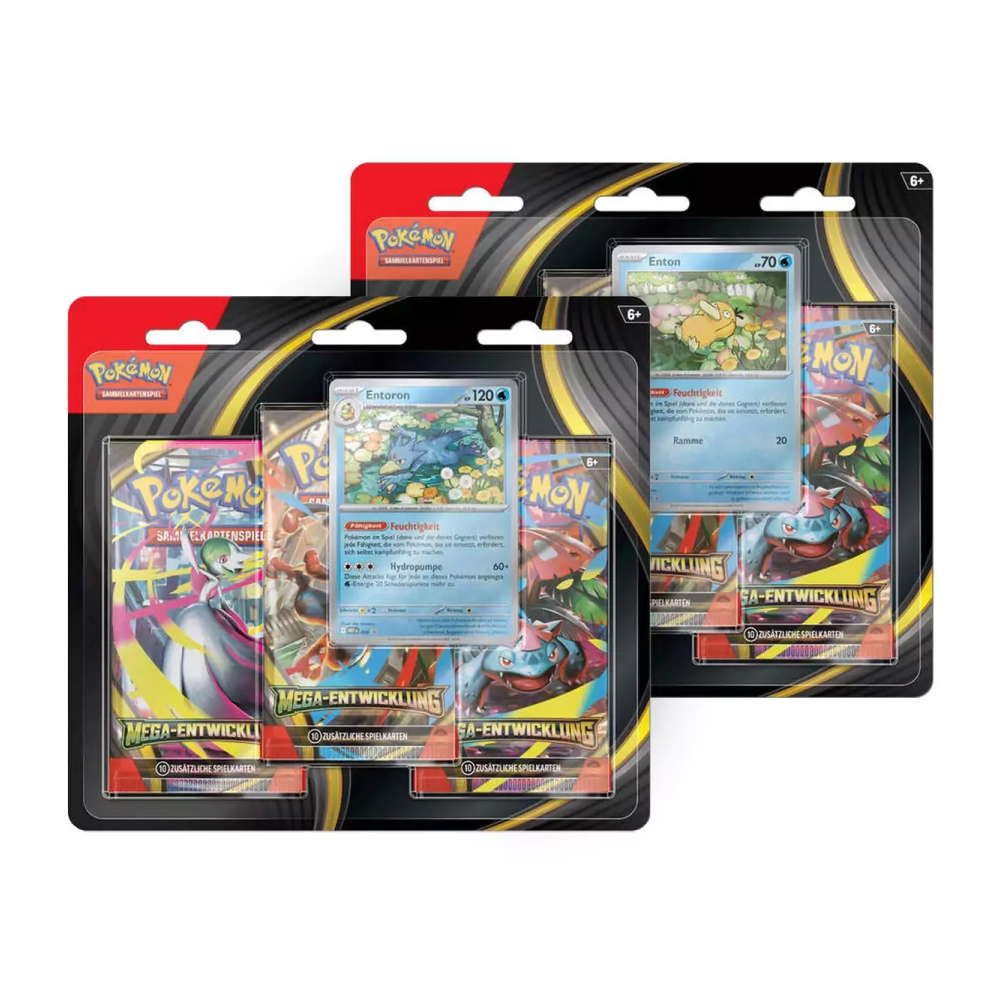 Mega-Entwicklung: "Mega-Entwicklung" - Enton / Entoron 3-Pack Blister (3 Booster)