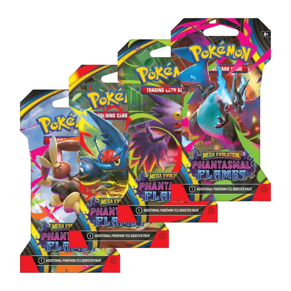Mega Evolution: "Phantasmal Flames" - Sleeved Booster (1 Booster) kaufen