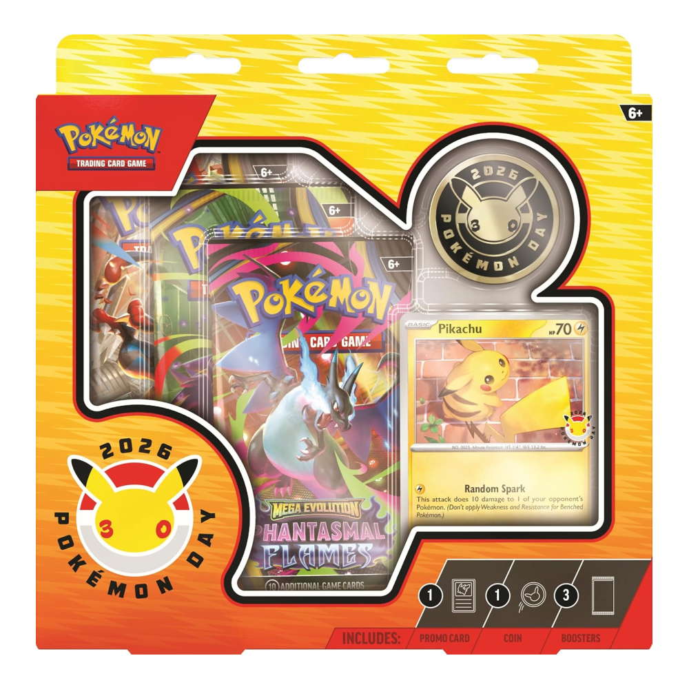 Mega-Evolution: Pokémon Day 2026 Collection (3 Booster)