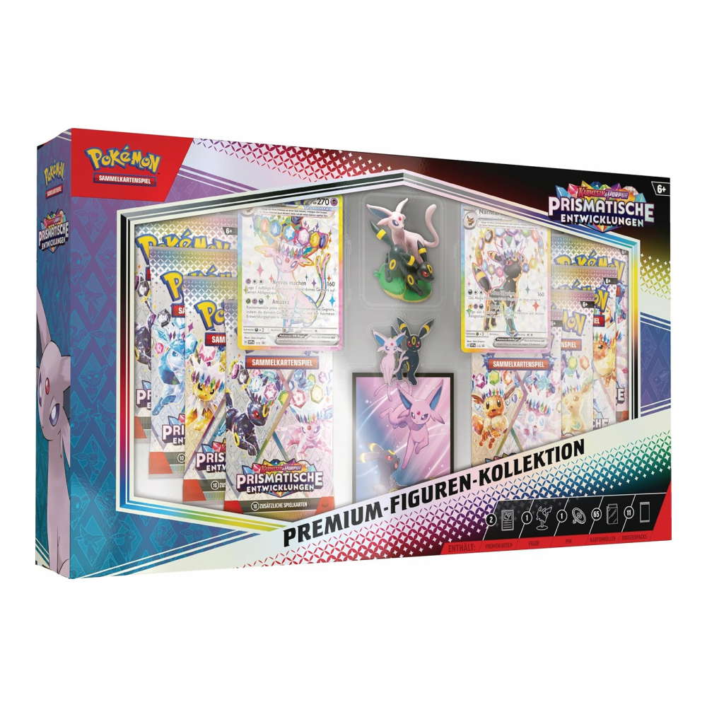 Karmesin & Purpur: "Prismatische Entwicklungen" - Premium-Figuren-Kollektion (11 Booster) kaufen