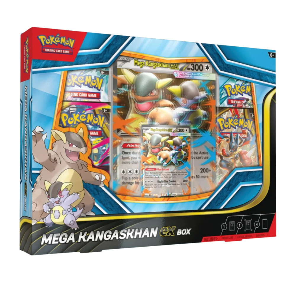 Mega Evolution Products: Mega Kangaskhan ex Box (4 Booster)