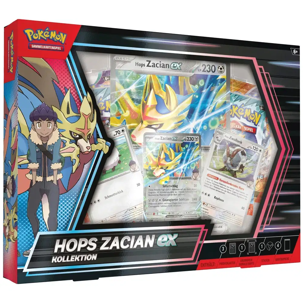 Karmesin & Purpur Produkte: Hops-Zacian ex Kollektion (4 Booster) kaufen