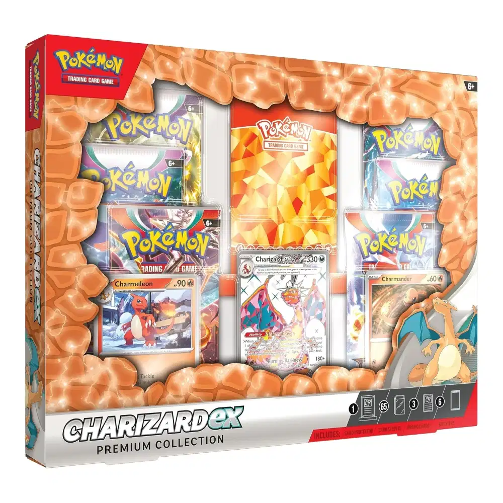 Scarlet & Violet Products: Charizard ex Premium Collection (6 Booster) kaufen