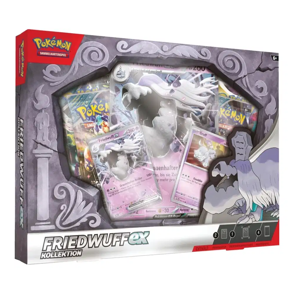 Karmesin & Purpur Produkte: Friedwuff ex Kollektion (4 Booster) kaufen