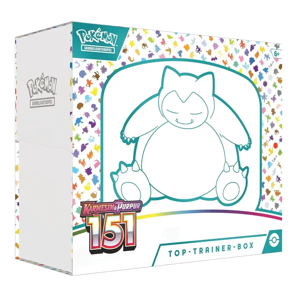 Karmesin & Purpur: "151" - Top Trainer Box / TTB (9 Booster) kaufen