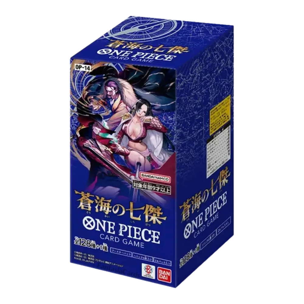 OP 14 - The Azure Sea´s Seven Booster Box (Japanisch, 24 Booster)