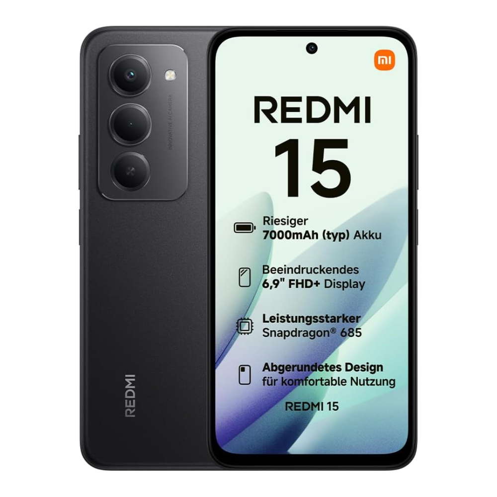 Xiaomi Redmi 15 4G 6+128 GB Midnight Black kaufen