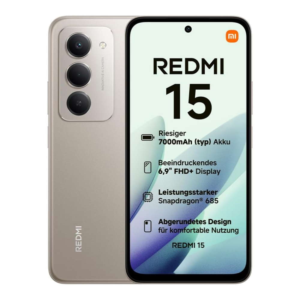 XIAOMI Redmi 15 4G 6+128 GB Titan Gray kaufen